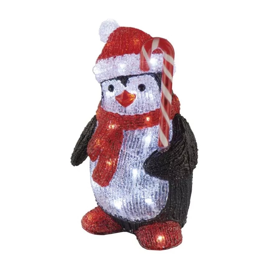 LED Venkovní vánoční dekorace 30xLED/2,25W/4,5/230V IP44 studená bílá