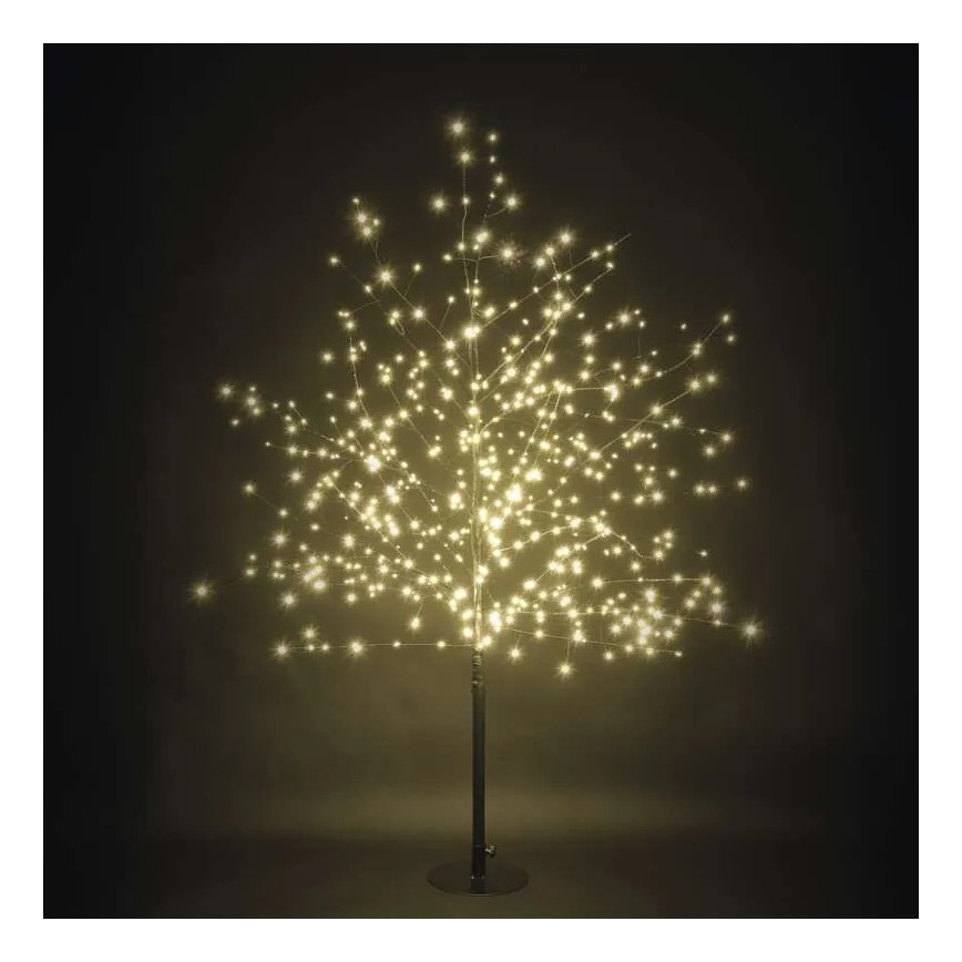 LED Venkovní vánoční dekorace 600xLED/3,8W/230V 120 cm teplá bílá IP44