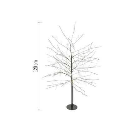 LED Venkovní vánoční dekorace 600xLED/3,8W/230V 120 cm teplá bílá IP44
