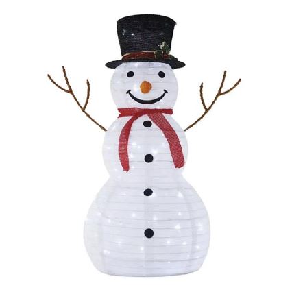 LED Venkovní vánoční dekorace 80xLED/2,25W/4,5/230V IP44 90 cm sněhulák