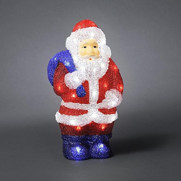 LED Venkovní vánoční dekorace SANTA CLAUS 48xLED/230V/24V IP44