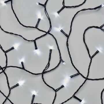 LED Venkovní vánoční řetěz 100xLED/10m IP44 studená bílá
