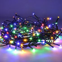 LED Venkovní vánoční řetěz 200xLED/8 funkcí 25m IP44 multicolor