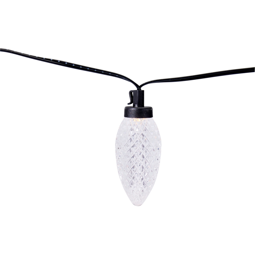LED Venkovní vánoční řetěz 20xLED/230V 14,5 m IP44 teplá bílá