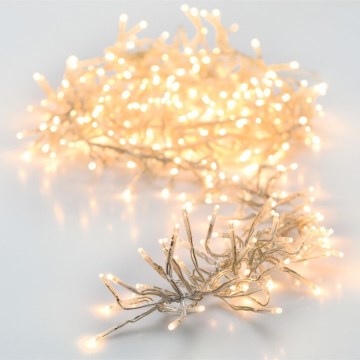 LED Venkovní vánoční řetěz 3000xLED/230V/8 funkcí 24,8 m IP44 teplá bílá