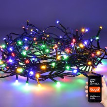 LED Venkovní vánoční řetěz 400xLED/8 funkcí 25m Wi-Fi Tuya IP44 multicolor/teplá bílá
