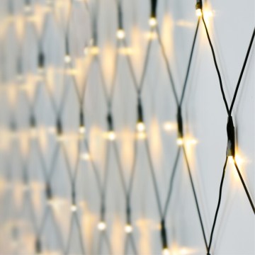LED Venkovní vánoční závěs 320xLED/230V 3x1,5 m IP44 teplá bílá
