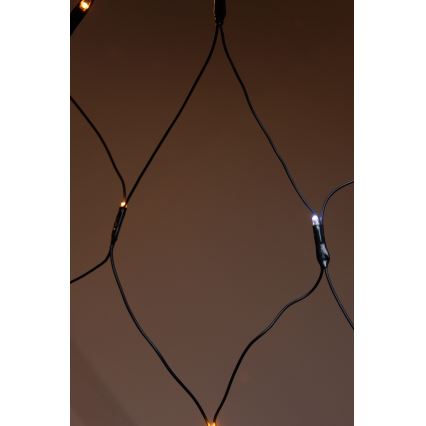 LED Venkovní vánoční závěs NET 240xLED/7,2W/230V 1,5x2 m IP44 teplá bílá