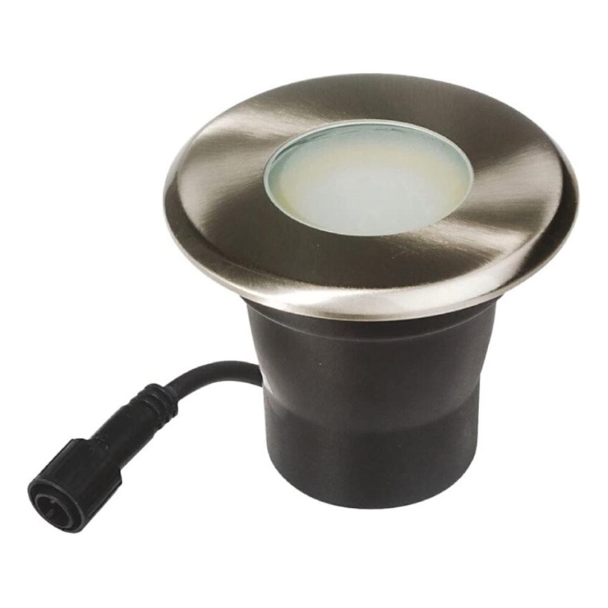 LED Venkovní zápustné svítidlo EASY CONNECT 1xGU10/4W/230V 3000K IP65 kulatý