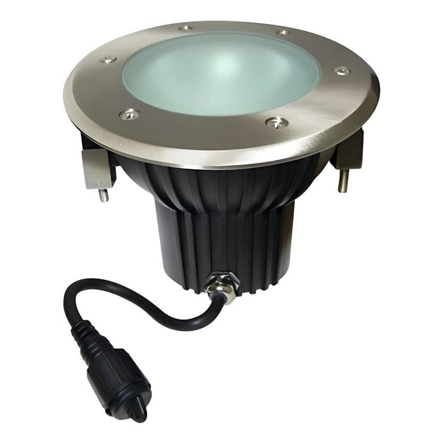 LED Venkovní zápustné svítidlo EASY CONNECT 1xGU10/8W/230V 3000K IP65 kulatý