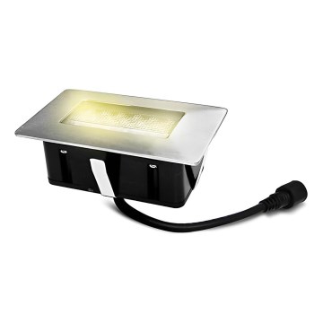 LED Venkovní zápustné svítidlo EASY CONNECT LED/2W/230V 3000K IP67 obdélníkový