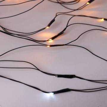 LED Venkovní  závěs NET 240xLED/7,2W/230V 1,5x2 m IP44 teplá bílá