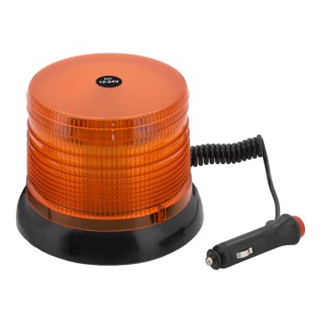 LED Výstražný maják na magnet LED/20W/12-24V oranžová