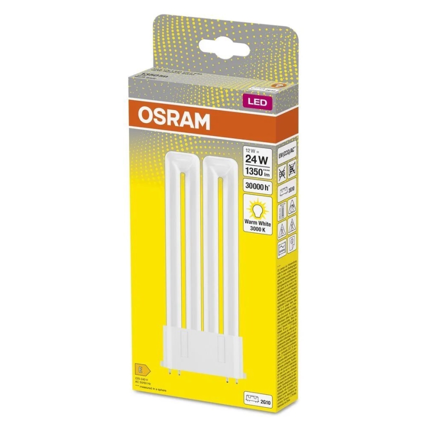 LED Zářivková trubice 2G10/12W/230V 3000K - Osram