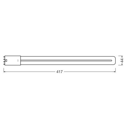LED Zářivková trubice 2G11/18W/230V 3000K - Osram