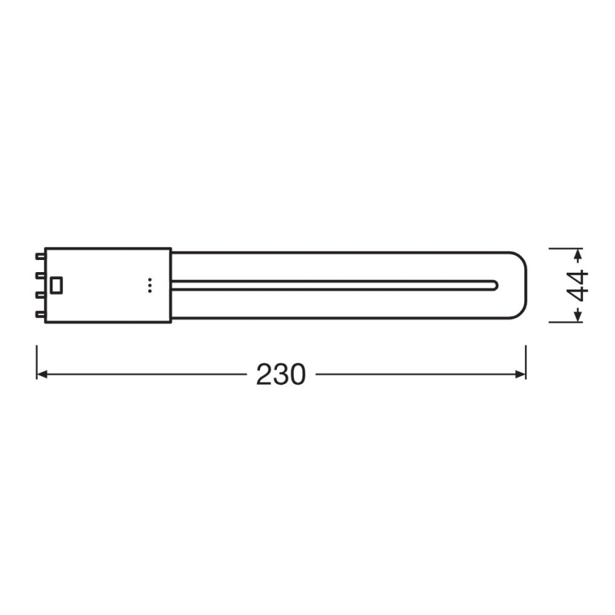 LED Zářivková trubice 2G11/8W/230V 3000K - Osram