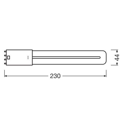 LED Zářivková trubice 2G11/8W/230V 4000K - Osram