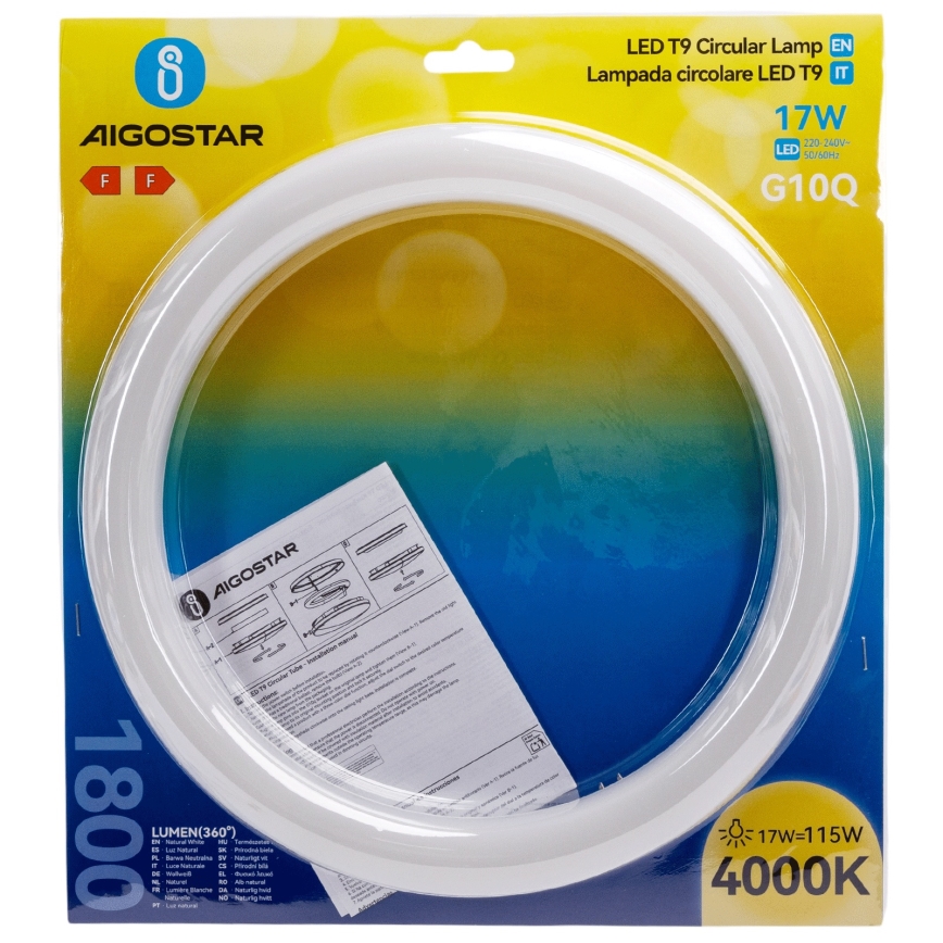 LED Zářivková trubice G10q/17W/230V 4000K - Aigostar