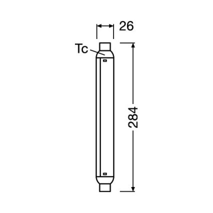 LED Zářivková trubice LINE S15s/7W/230V 2700K - Osram