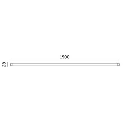 LED Zářivková trubice T8 G13/22W/230V 4000K 150 cm