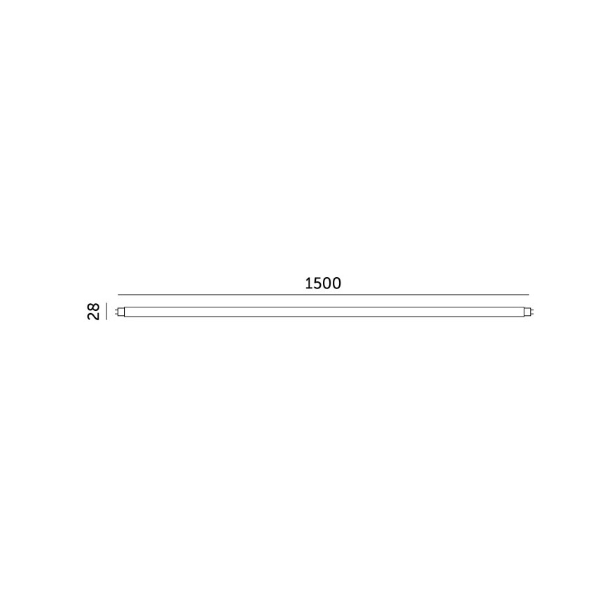 LED Zářivková trubice T8 G13/22W/230V 6500K 150 cm