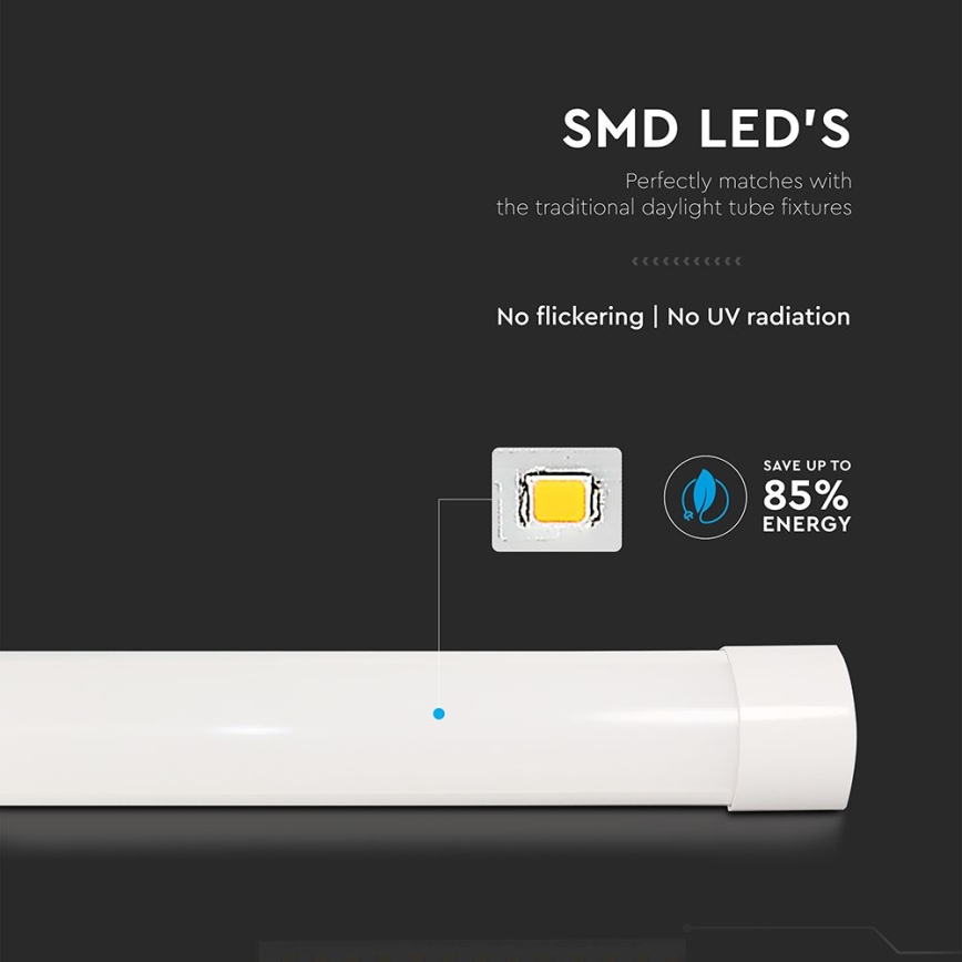 LED Zářivkové svítidlo LED/10W/230V 3000K 30 cm bílá