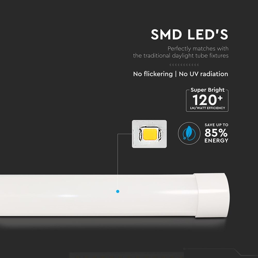 LED Zářivkové svítidlo LED/10W/230V 4000K 30 cm bílá