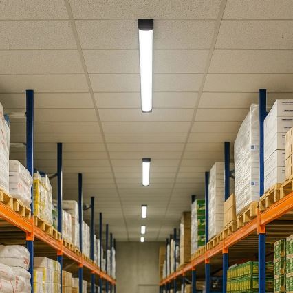 LED Zářivkové svítidlo LED/18W/230V 4000K 60 cm černá