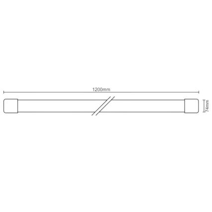LED Zářivkové svítidlo LED/36W/230V 4000K 120 cm