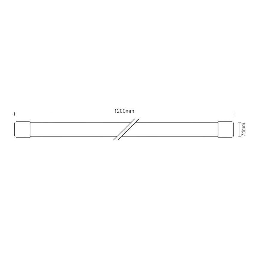 LED Zářivkové svítidlo LED/36W/230V 4000K 120 cm