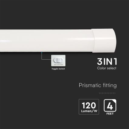 LED Zářivkové svítidlo LED/40W/230V 3000/4000/6500K 116 cm