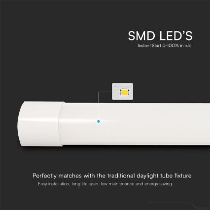 LED Zářivkové svítidlo LED/40W/230V 3000/4000/6500K 116 cm