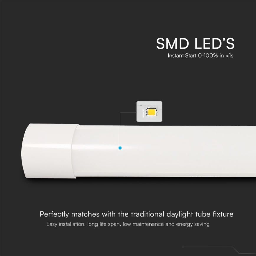 LED Zářivkové svítidlo LED/40W/230V 3000/4000/6500K 116 cm
