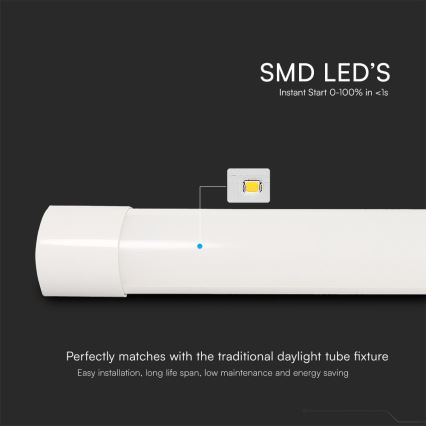 LED Zářivkové svítidlo LED/50W/230V 3000/4000/6500K 146 cm