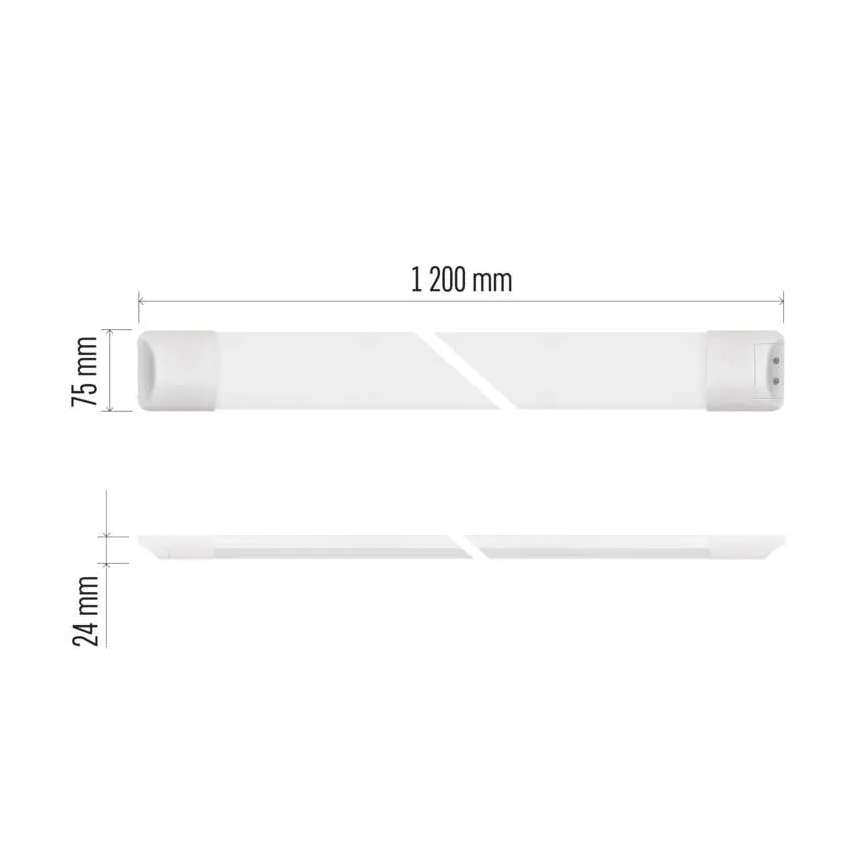LED Zářivkové svítidlo MINO LED/40W/230V 4000K 120 cm