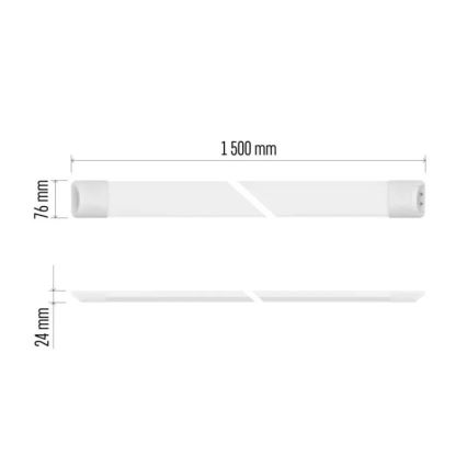 LED Zářivkové svítidlo MINO LED/50W/230V 4000K 150 cm