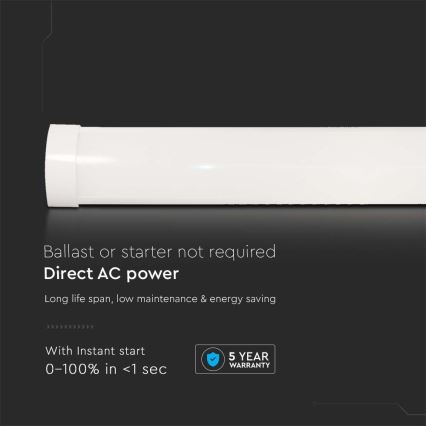 LED Zářivkové svítidlo SAMSUNG CHIP LED/40W/230V 6500K 120 cm