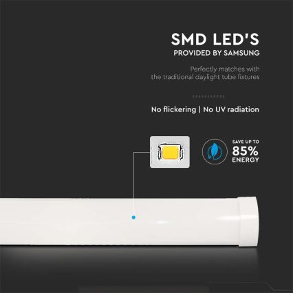 LED Zářivkové svítidlo SAMSUNG CHIP LED/40W/230V 6500K 120 cm