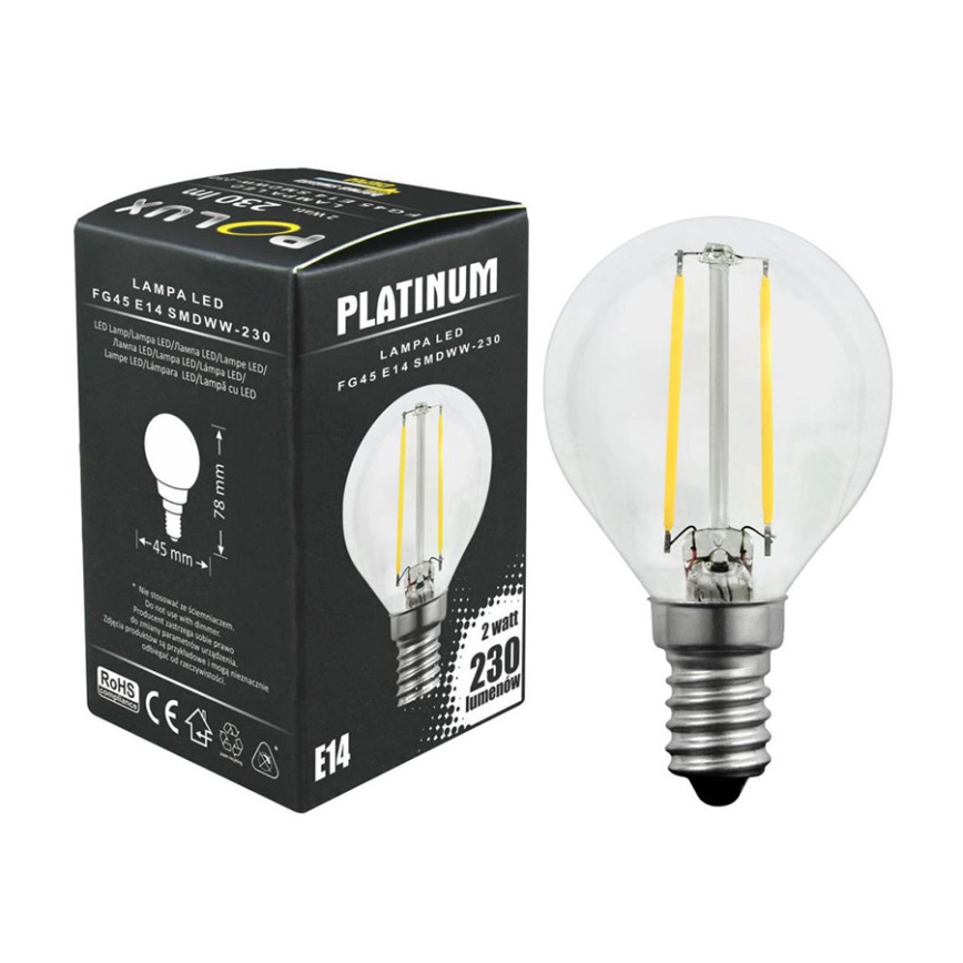 305084 - LED Žárovka 1xE14/2,5W/230V G45