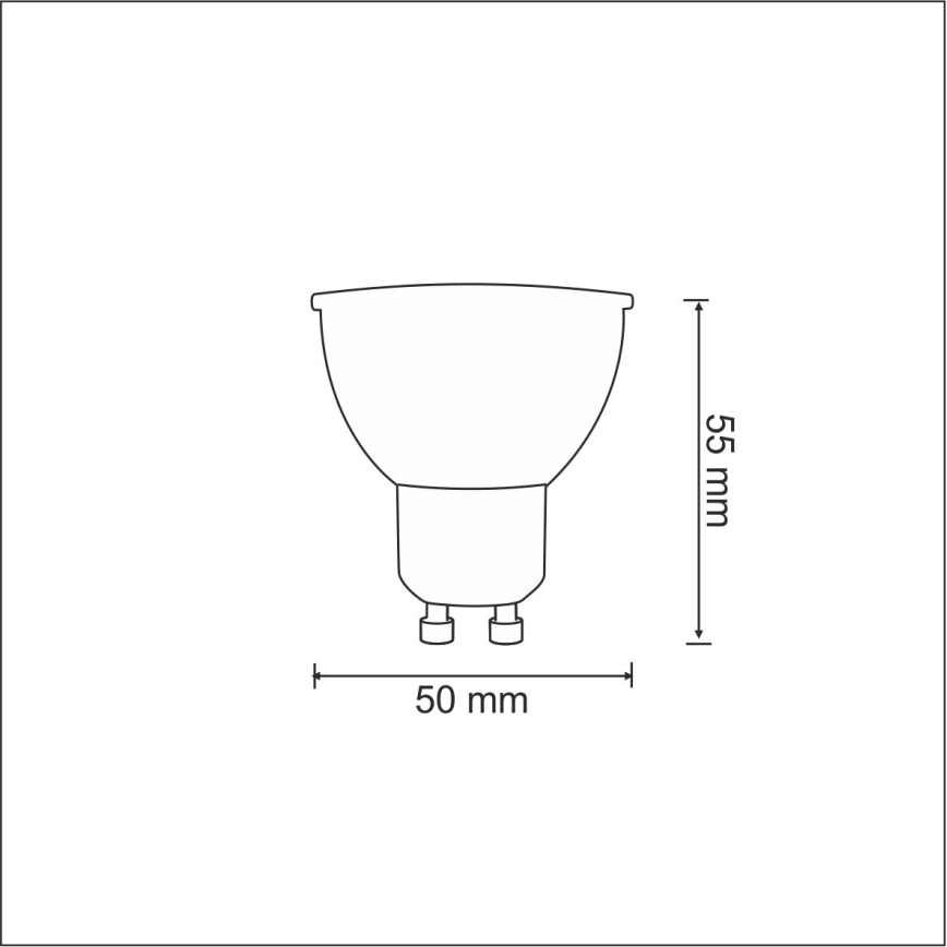 LED Žárovka 1xGU10/3,5W/230V 3000K