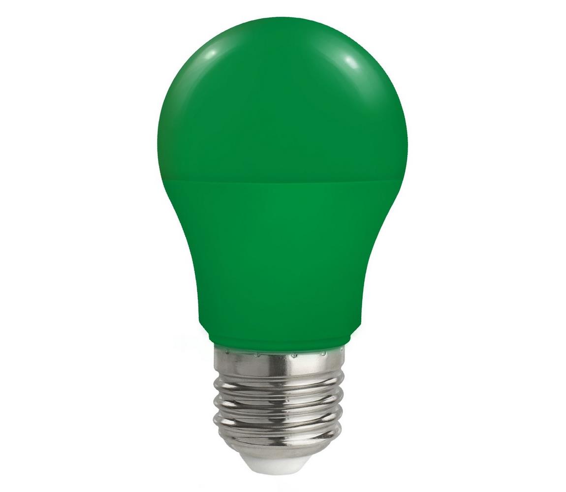  LED Žárovka A50 E27/4,9W/230V zelená 