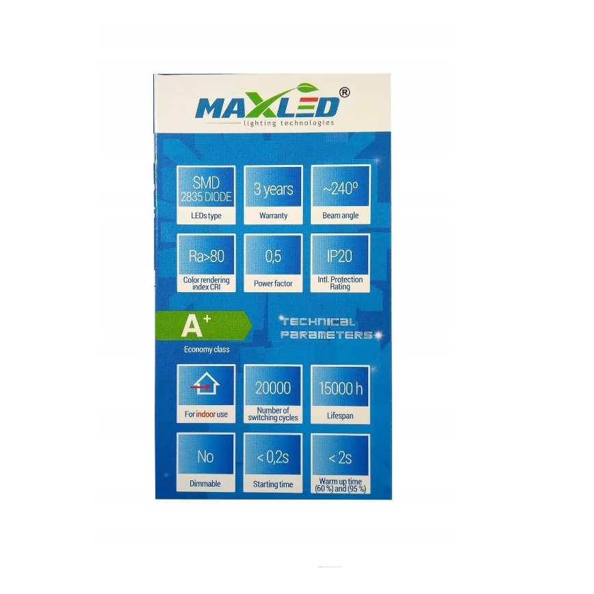 LED Žárovka A60 E27/10W/230V 3000K