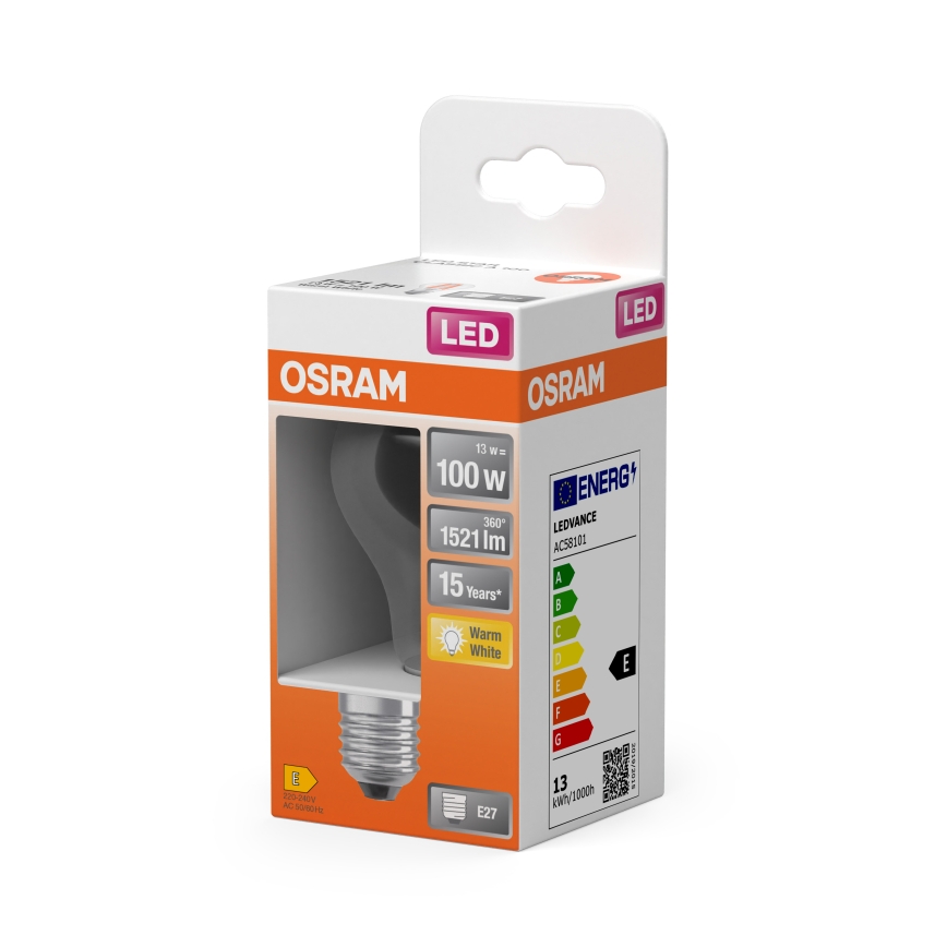 LED Žárovka A60 E27/13W/230V 3000K - Osram