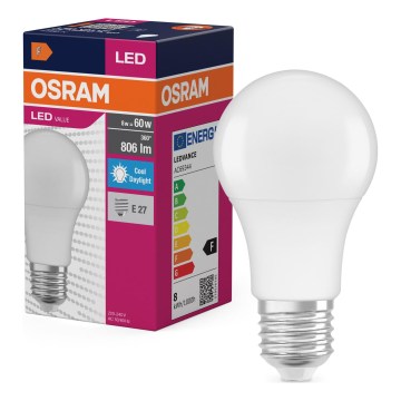 LED Žárovka A60 E27/8W/230V 6500K - Osram