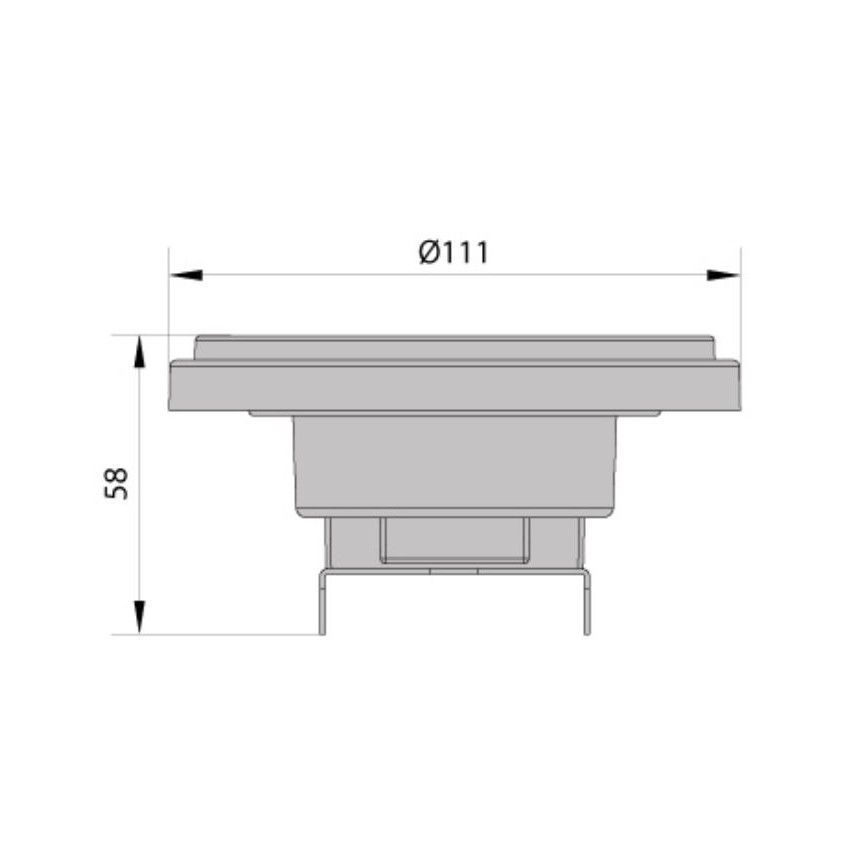 LED Žárovka AR111 G53/12W/12V 4000K
