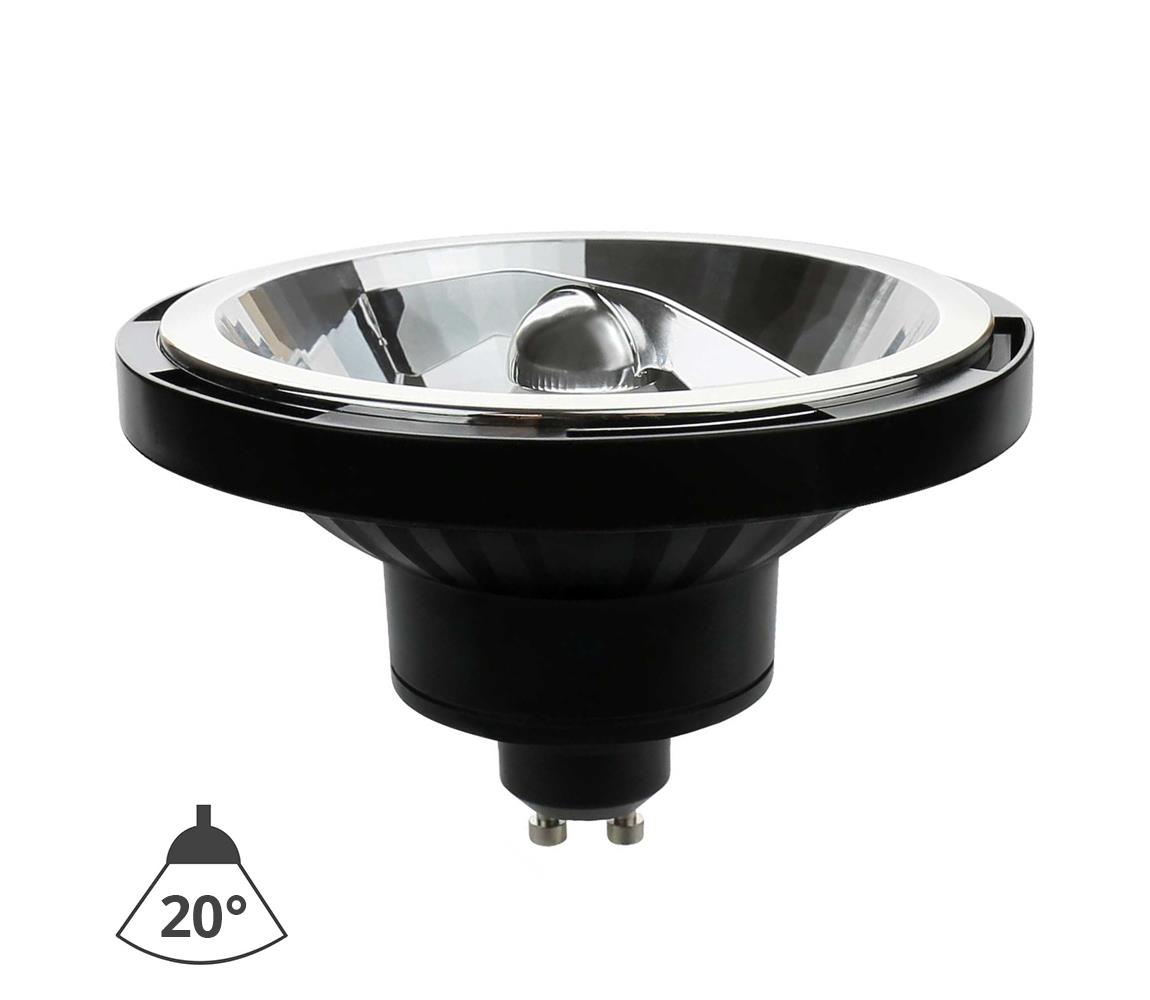 Wojnarowscy LED Žárovka AR111 GU10/10W/230V 3000K černá 20° WJ0353