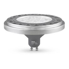 LED Žárovka AR111 GU10/12W/230V 3000K stříbrná 30°