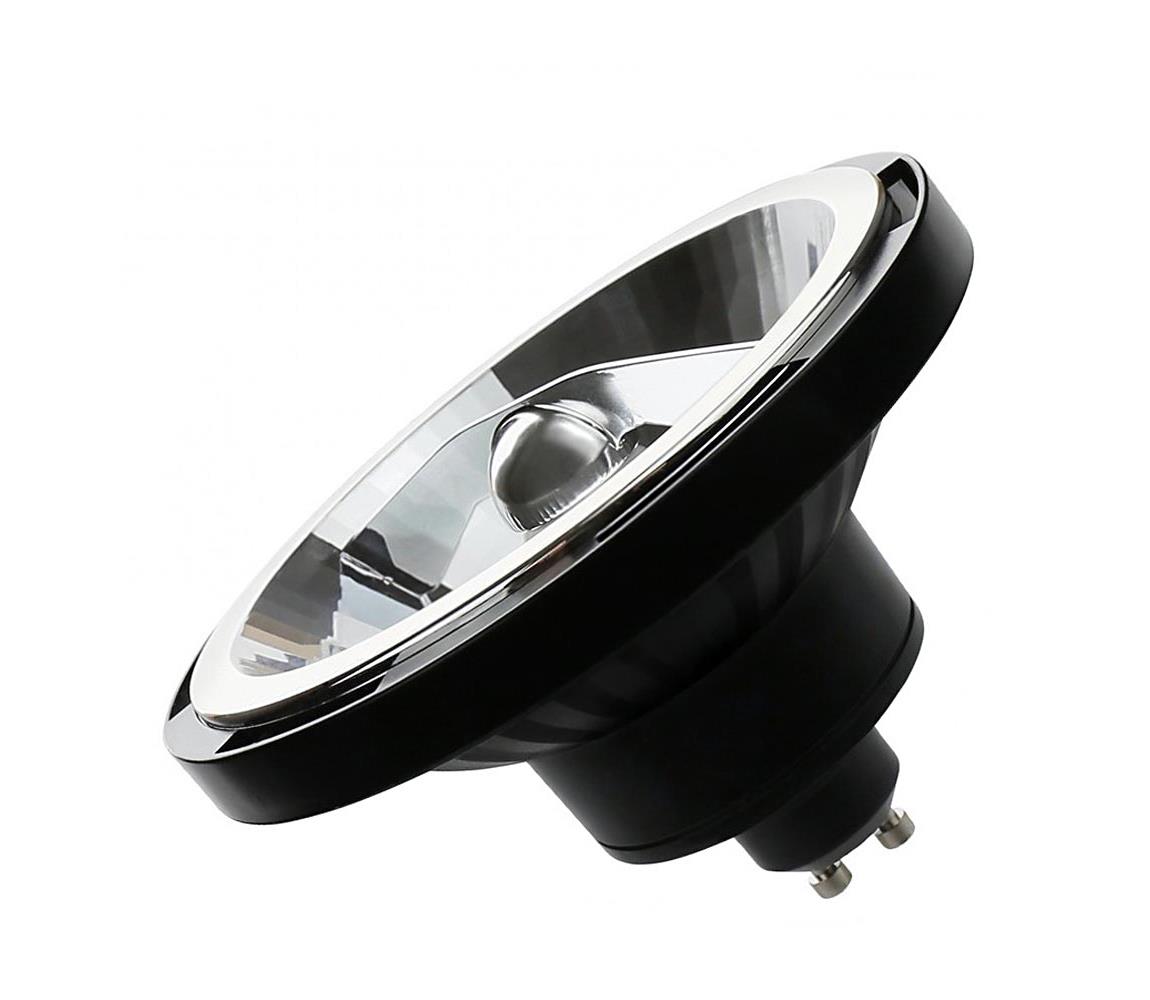Wojnarowscy LED Žárovka AR111 GU10/15W/230V 4000K černá 45° WJ0235