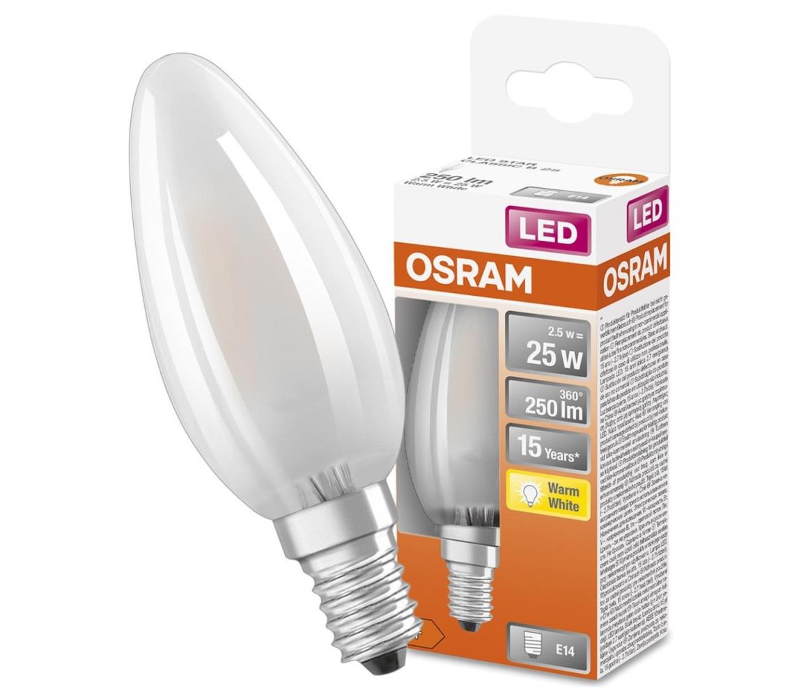 Osram LED Žárovka B35 E14/2,5W/230V 2700K - Osram 