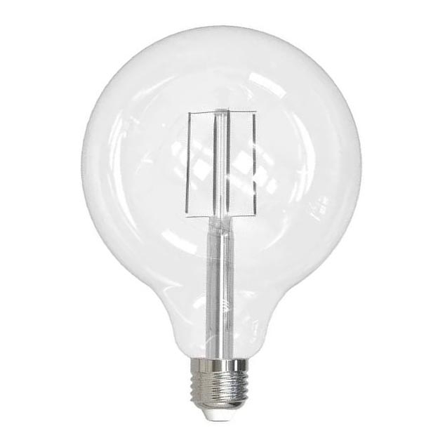 LED Žárovka BÍLÝ FILAMENT G125 E27/13W/230V 3000K